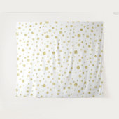 Gold Sparkle Dot Photo Background Wandkleed (Voorkant (horizontaal))