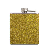 Gold Sparkle Glitter Heupfles (Achterkant)