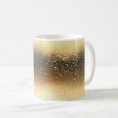 Gold Sparkle Glitter Koffiemok (Voorkant rechts)