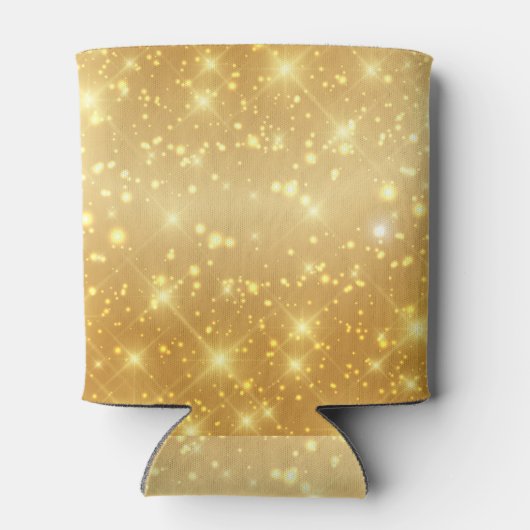 Gold Sparkle Graduation Party gepersonaliseerd 202 Blikjeskoeler (Achterkant)