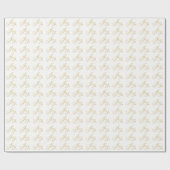 Gold Sparkle Joy-kerstcadeautje Cadeaupapier (Vlak)