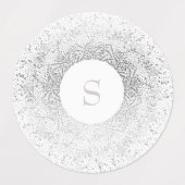 Gold Sparkle Monogram Labels (Design 1)