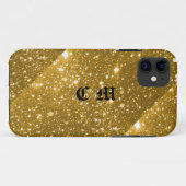 Gold Sparkle - persoonlijke telefooncel Case-Mate iPhone Case (Achterkant (horizontaal))