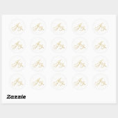 Gold Sparkles Joie Noël Stickers (Feuille)