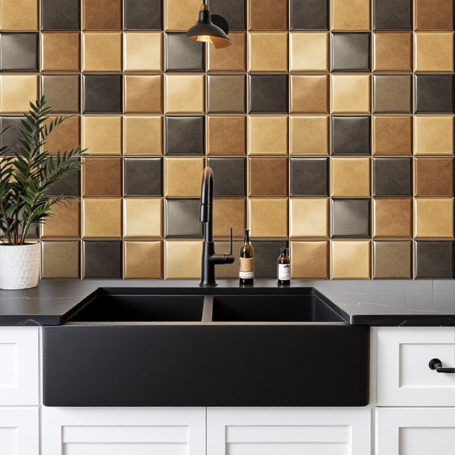 Gold Spectrum Square Behang (Creator heeft geüpload)