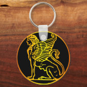 Gold Sphinx Sleutelhanger (Voorkant)