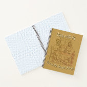 Gold Spiral Notebook, Jesus with Us Prayer Journal (Intérieur)