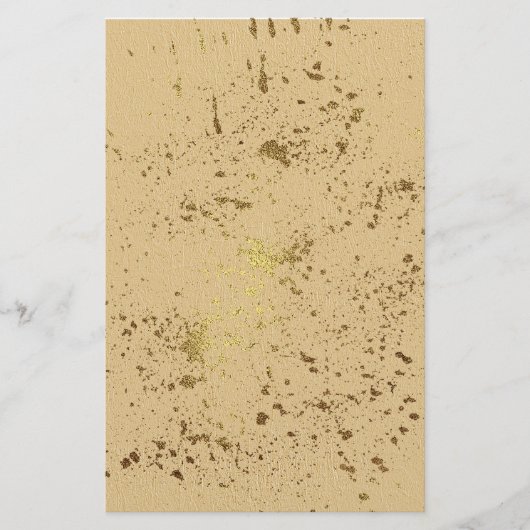 Gold Splash Briefpapier (Voorkant)