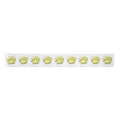 Gold Splatter Dog Paw-tekenpatroon Lint (Voorkant)