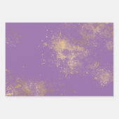 Gold Splatter Mode Color Trio Inpakpapier Vel (Voorkant 3)