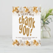 Gold Staff Medewerker Zeer groot Dank u Bedankkaart (Staand voorkant)