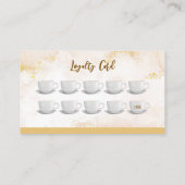 Gold Stain Café Café Shop Récompenses Carte de fid (Dos)