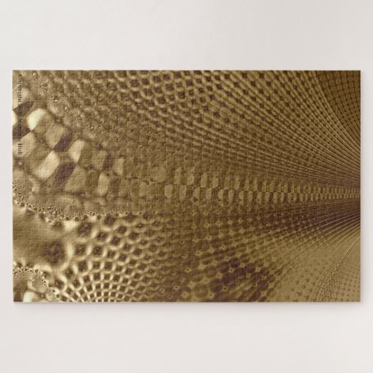 Gold Standard Fractal Jigzaag Puzzle Legpuzzel (Horizontaal)