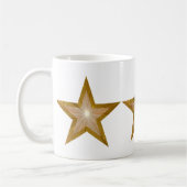 Gold Star 3 étoiles tasse blanche (Gauche)