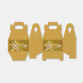 Gold Star-afdruk VIP-favoriet Bedankdoosjes (Uitgevouwen)