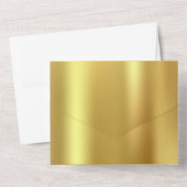 Gold star all in one uitnodiging (Achterkant)