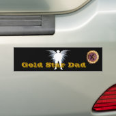 Gold Star Bumpersticker (Op auto)