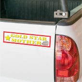 Gold Star-Bumpersticker - 1 ster Bumpersticker (Op Truck)
