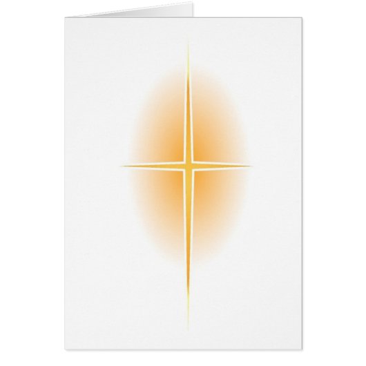 Gold Star Cross met gloed (Voorkant)