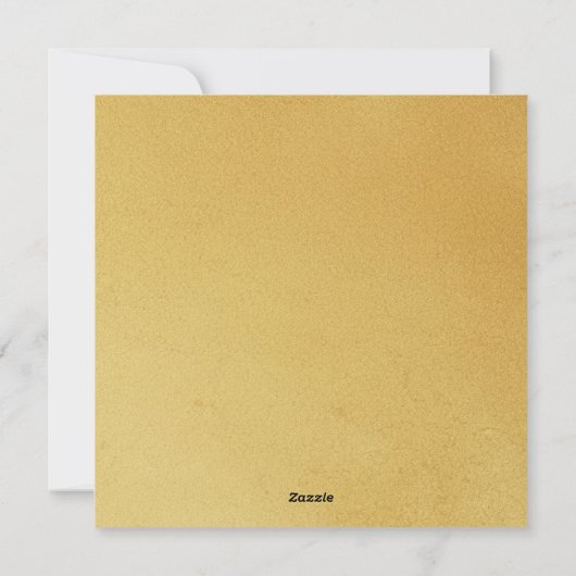 Gold Star de la carte David Hanoukka (Dos)