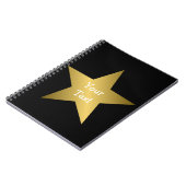 Gold Star Design Notitieboek (Linkerzijde)