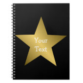 Gold Star Design Notitieboek (Voorkant)