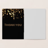 Gold star folie bedankjes folie kaarten (Binnen)