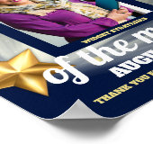 Gold star fotomedewerker van het maanddisplay poster (Hoek)