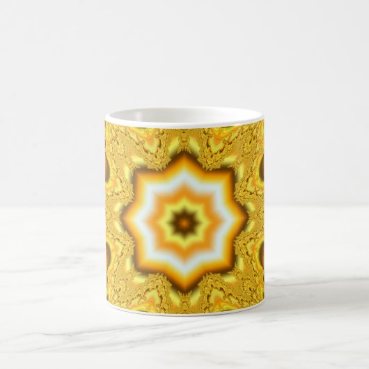 Gold Star Fractal Mok (Center)