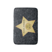 Gold Star Hollywood Superlatief Badmat (Voorkant Verticaal)