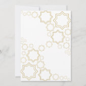 Gold Star Islamic Wave Iftar Dinner Invitation (Dos)