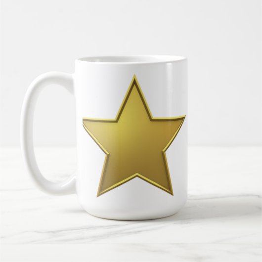 Gold Star Koffiemok (Links)