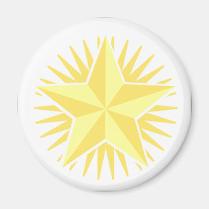 Gold Star Magnet Magneet