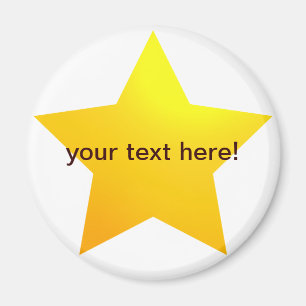 Gold star - magnet magneet