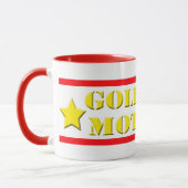 Gold Star Moeder Coffee Cup Mok (Links)