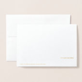 Gold Star Mom Folie Kaarten (Met envelop)