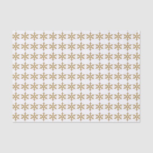Gold Star-patroon Tissuepapier (Voorkant)