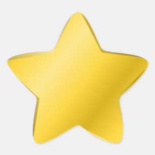 Gold star-prijs ster sticker