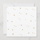 Gold Star Simple Graduation Party Invitation (Dos)