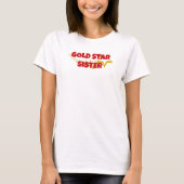 Gold Star Sister T-shirt (Voorkant)