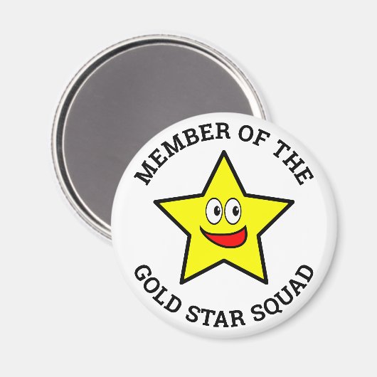 Gold Star Squad Membre Magnet (Recto/Verso)