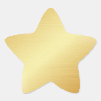 Gold Star Ster Sticker