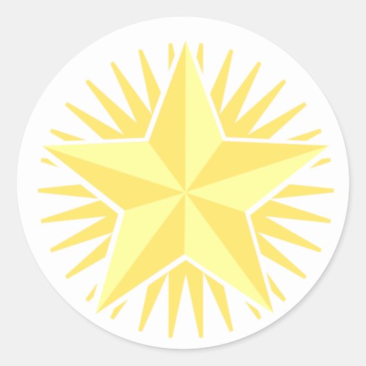 Gold Star Sticker (Voorkant)
