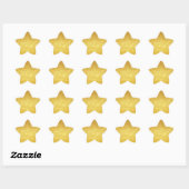 Gold Star-Stickers Ster Sticker (Vel)