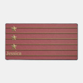 Gold Star sur le Rose rose de bureau Mat (Recto)