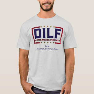 Gold Star Toegewijde Vaderdag T-shirt