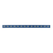 Gold Star van David op Navy Blue Lint (Voorkant)