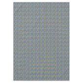 Gold Star van David Pattern op Blue Tafelkleed (Voorkant)