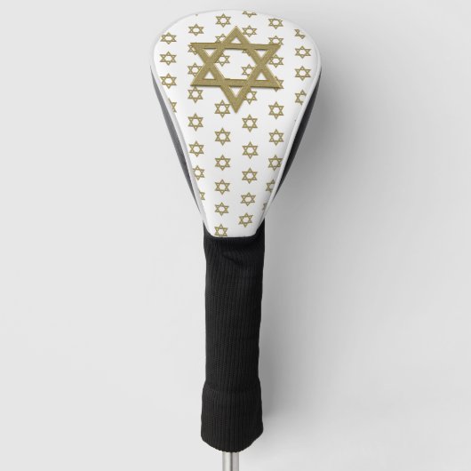 Gold Star van David Seamless Golfheadcover (Voorkant)
