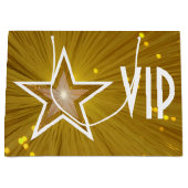 Gold Star VIP wit groot Large Cadeautasje (Voorkant)